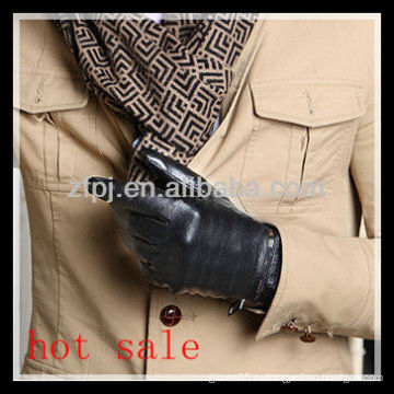 Модные кожаные перчатки для мужчин